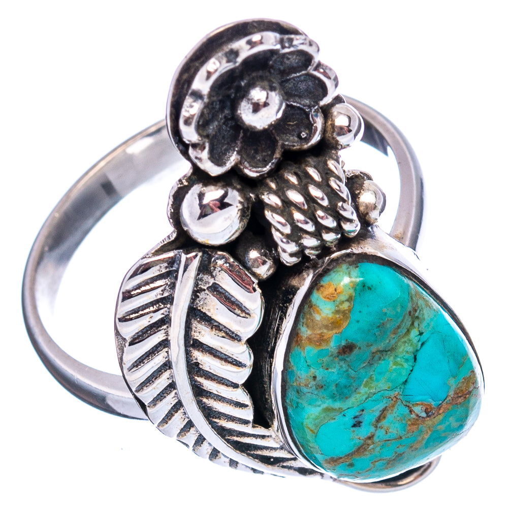 Mohave Turquoise Turquoise Ring Size 9.25 (.925 Sterling Silver)