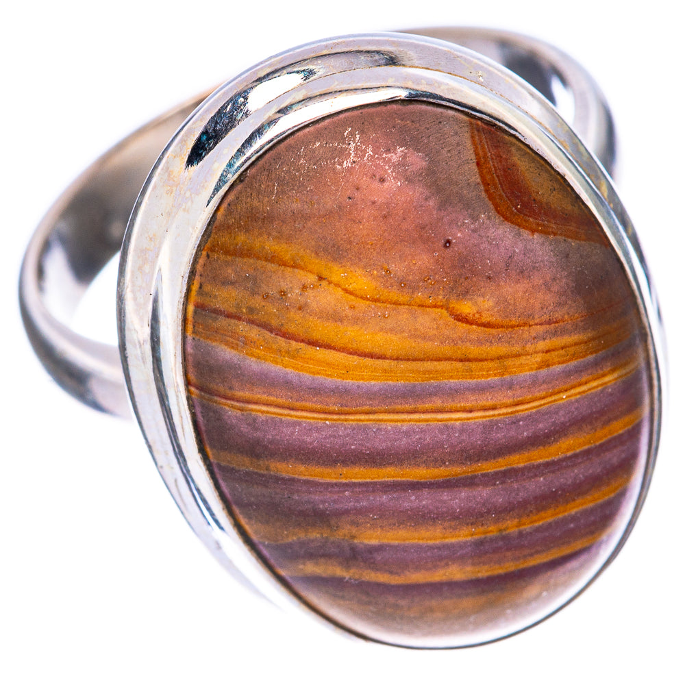 Rainbow Hickoryite Ring Size 8 (925 Sterling Silver) R1647