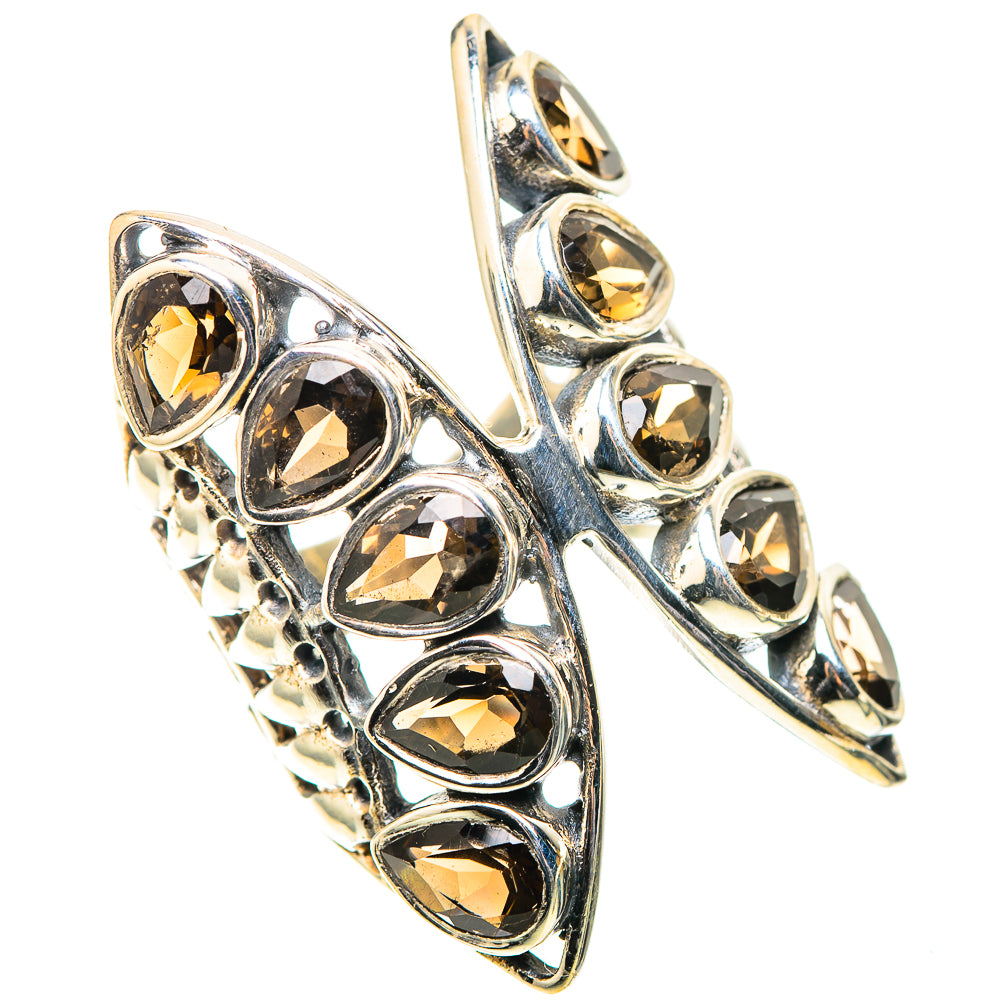 Large Smoky Quartz Ring Size 6.25 (925 Sterling Silver) RING138630