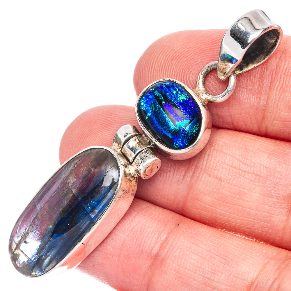 Kyanite Pendant 2 1/8" (925 Sterling Silver) P40069