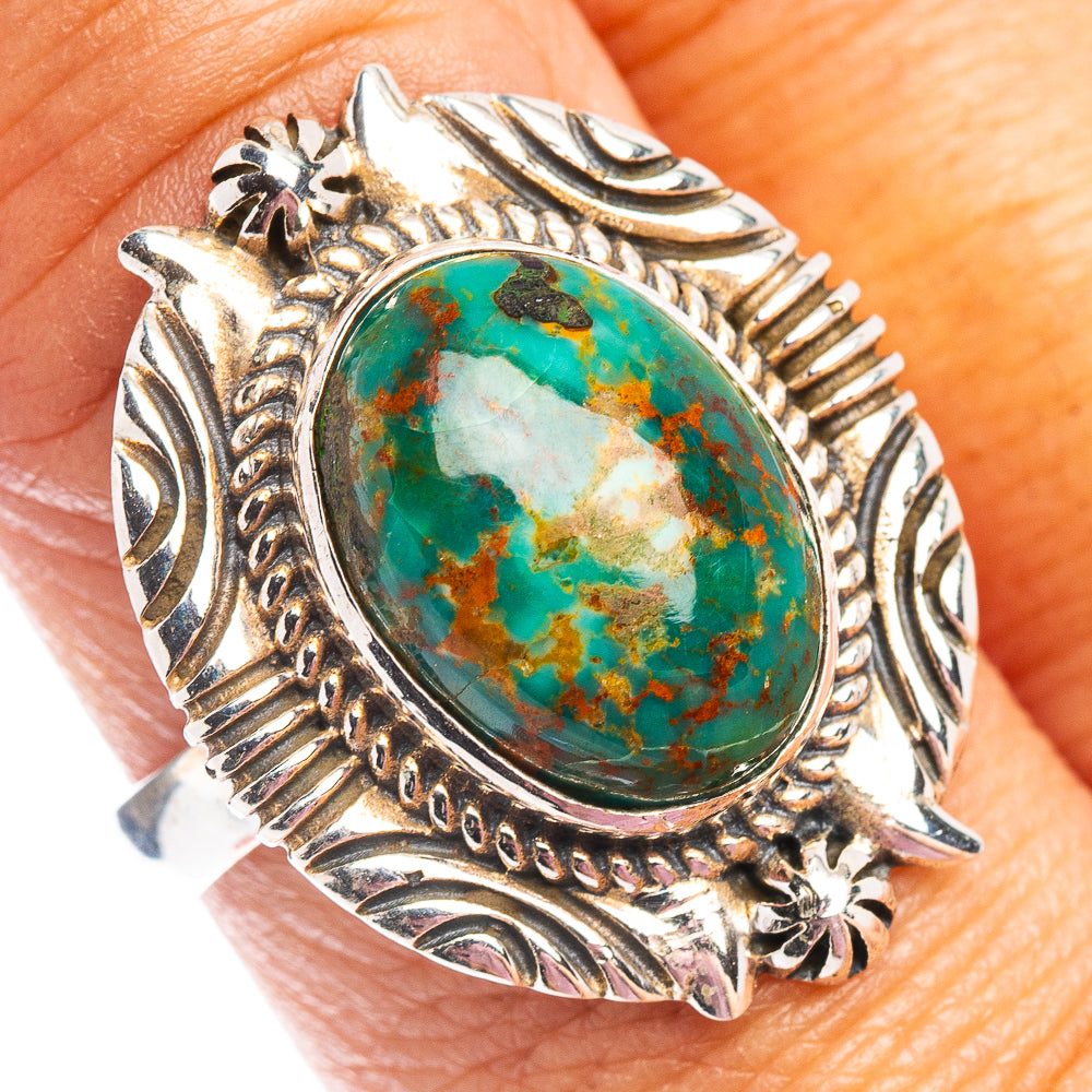 Royston Turquoise Ring Size 8.75 (.925 Sterling Silver)