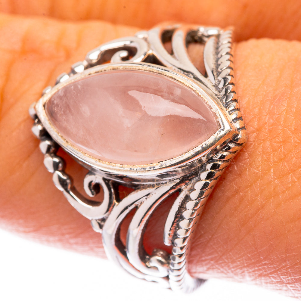 Rose Quartz Ring Size 9 (925 Sterling Silver) R141532