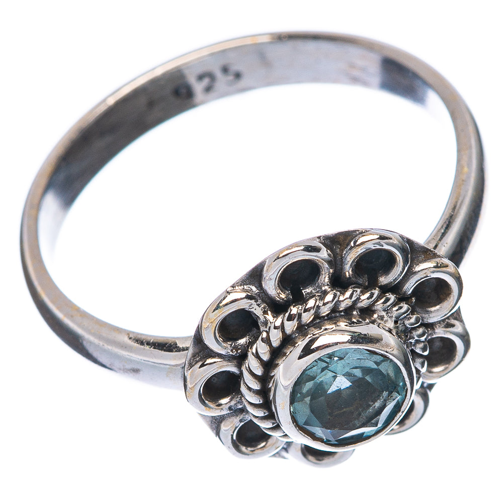 Blue Topaz Dainty Ring Size 6 (925 Sterling Silver) R145829