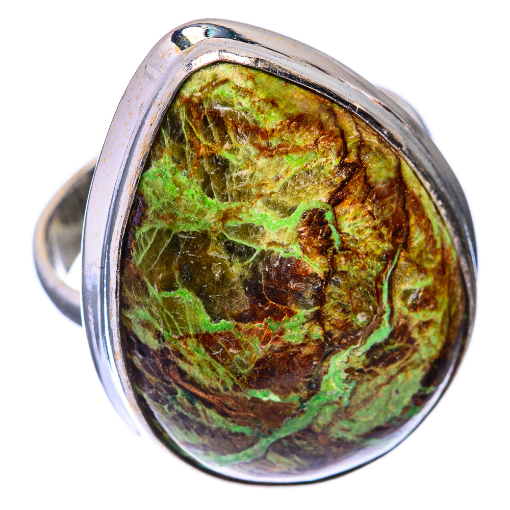 Gaspeite Ring Size 7.75 (925 Sterling Silver) R141480