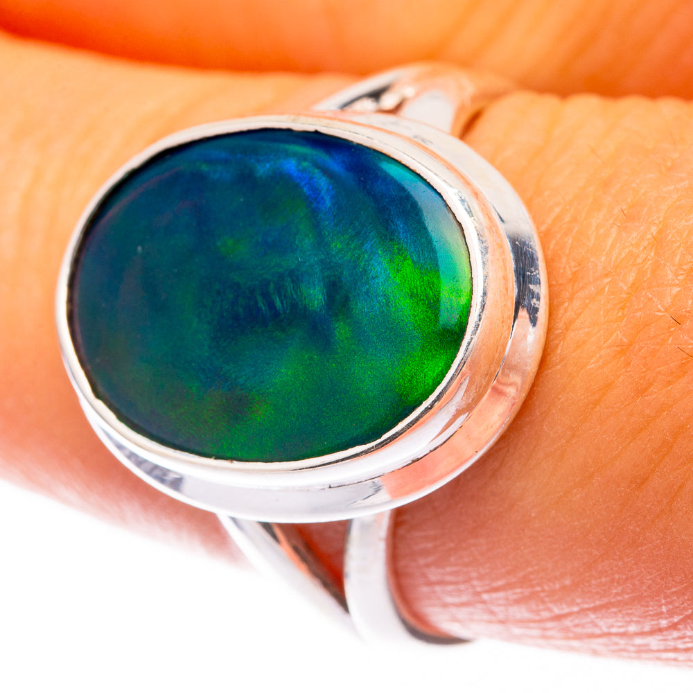 Aura Opal Ring Size 7.75 (925 Sterling Silver) R141578