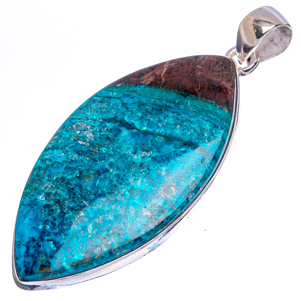 Shattuckite Pendant 2" (925 Sterling Silver) P43043