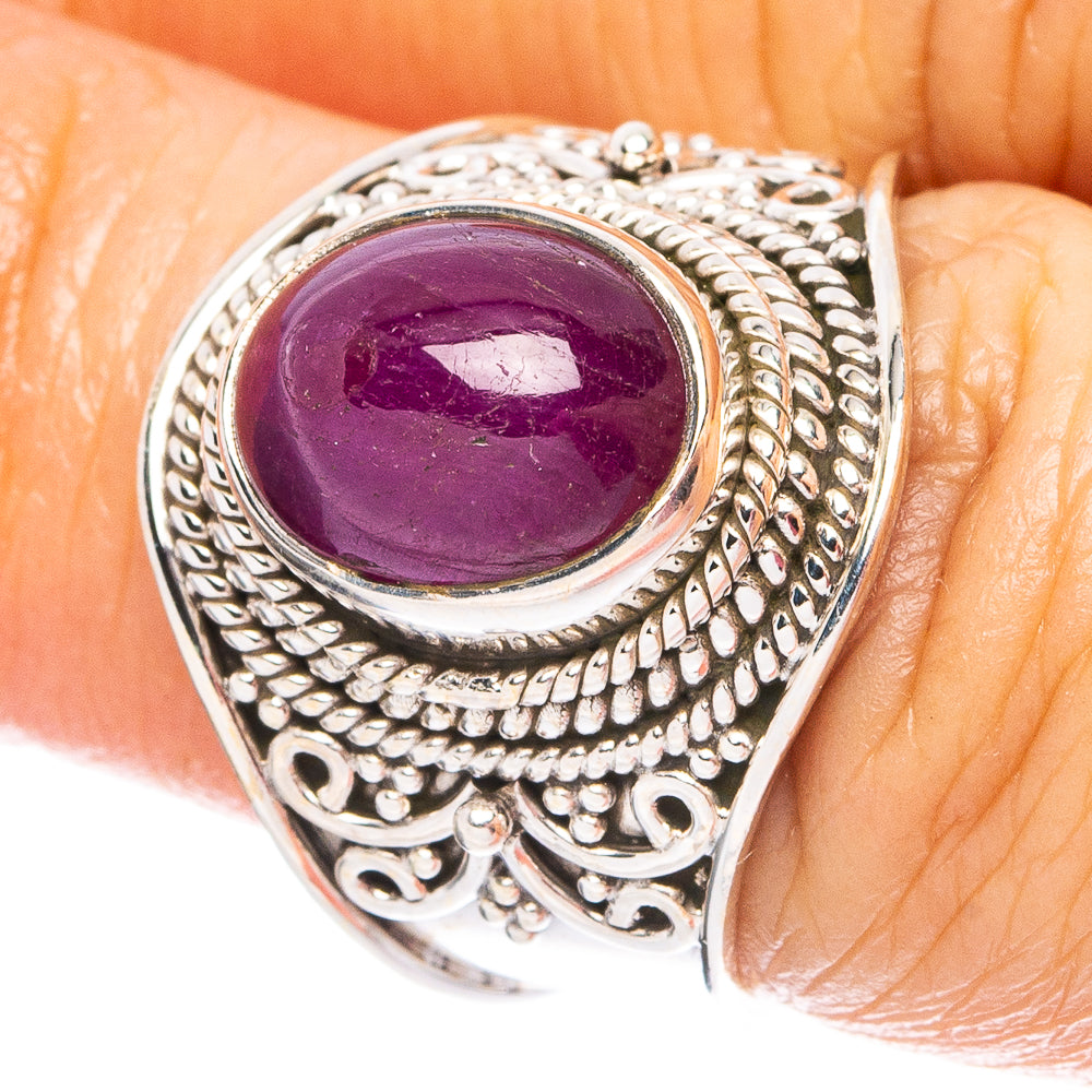 Amethyst 925 Sterling Silver Ring Size 6.75 (925 Sterling Silver) R6153