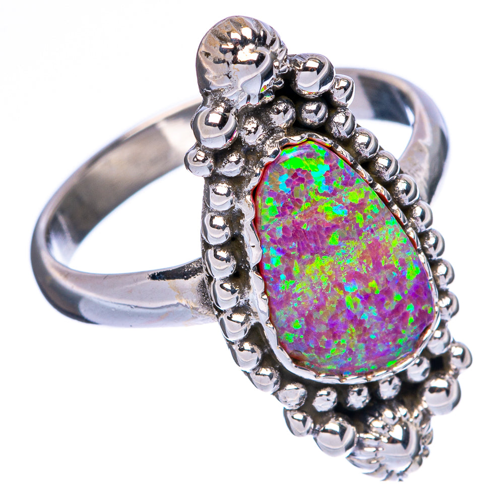 Synthetic Opal Ring Size 8.25 (925 Sterling Silver) R146161