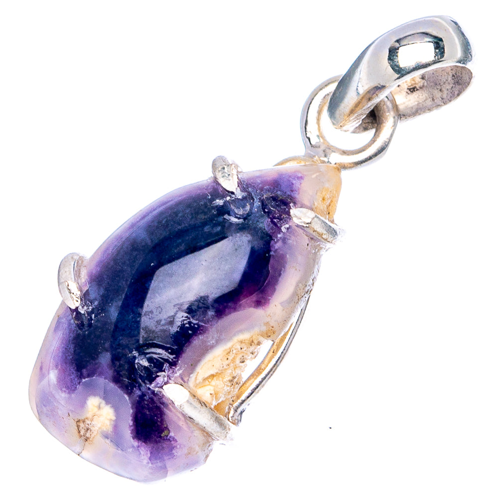 Mexican Purple Opal Pendant 1 1/8" (.925 Sterling Silver)