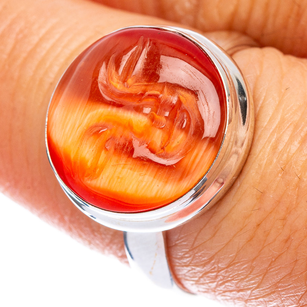 Sunstone Ring Size 7.75 (925 Sterling Silver) R146669