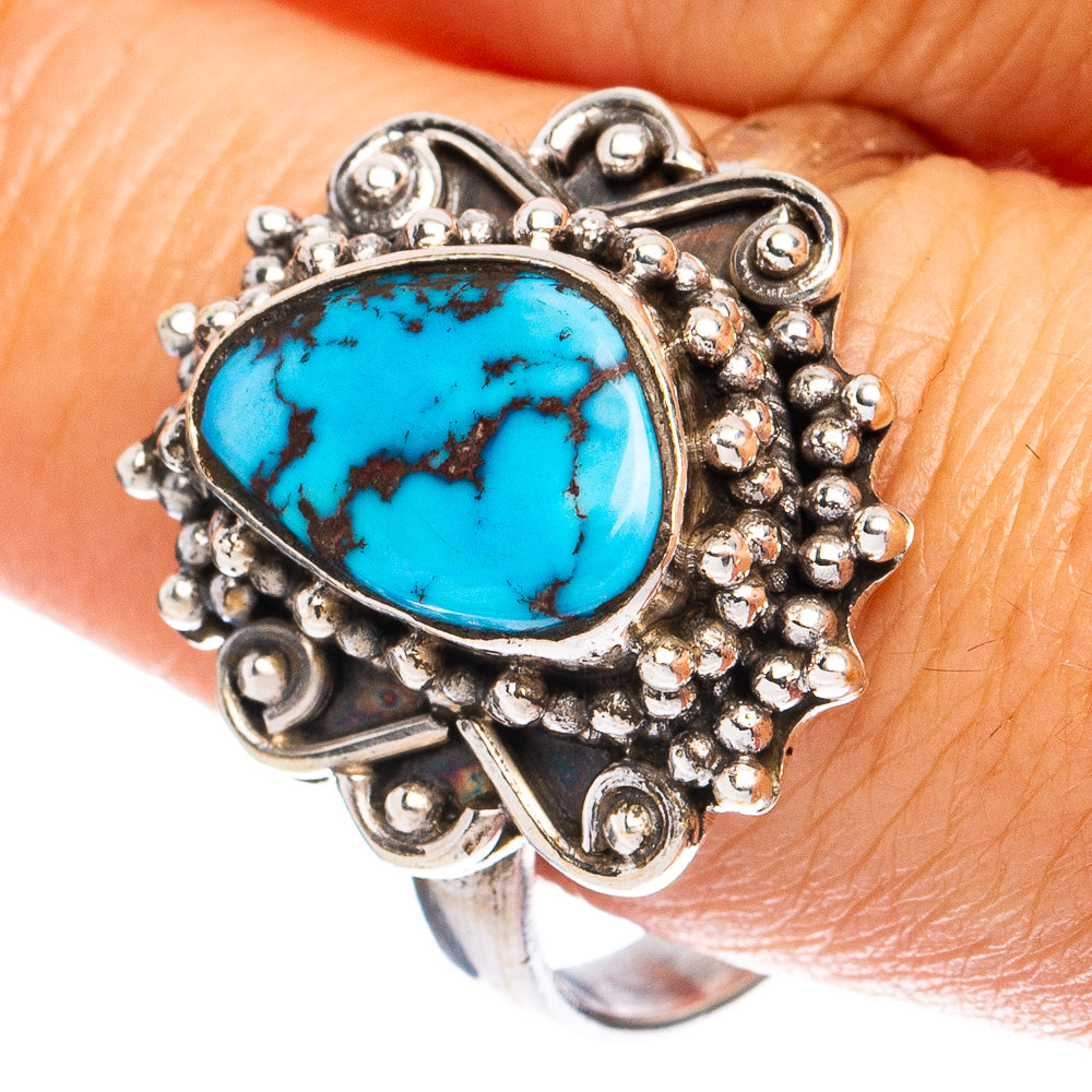 Rare Golden Hills Turquoise Ring Size 9.75 (925 Sterling Silver) R8588