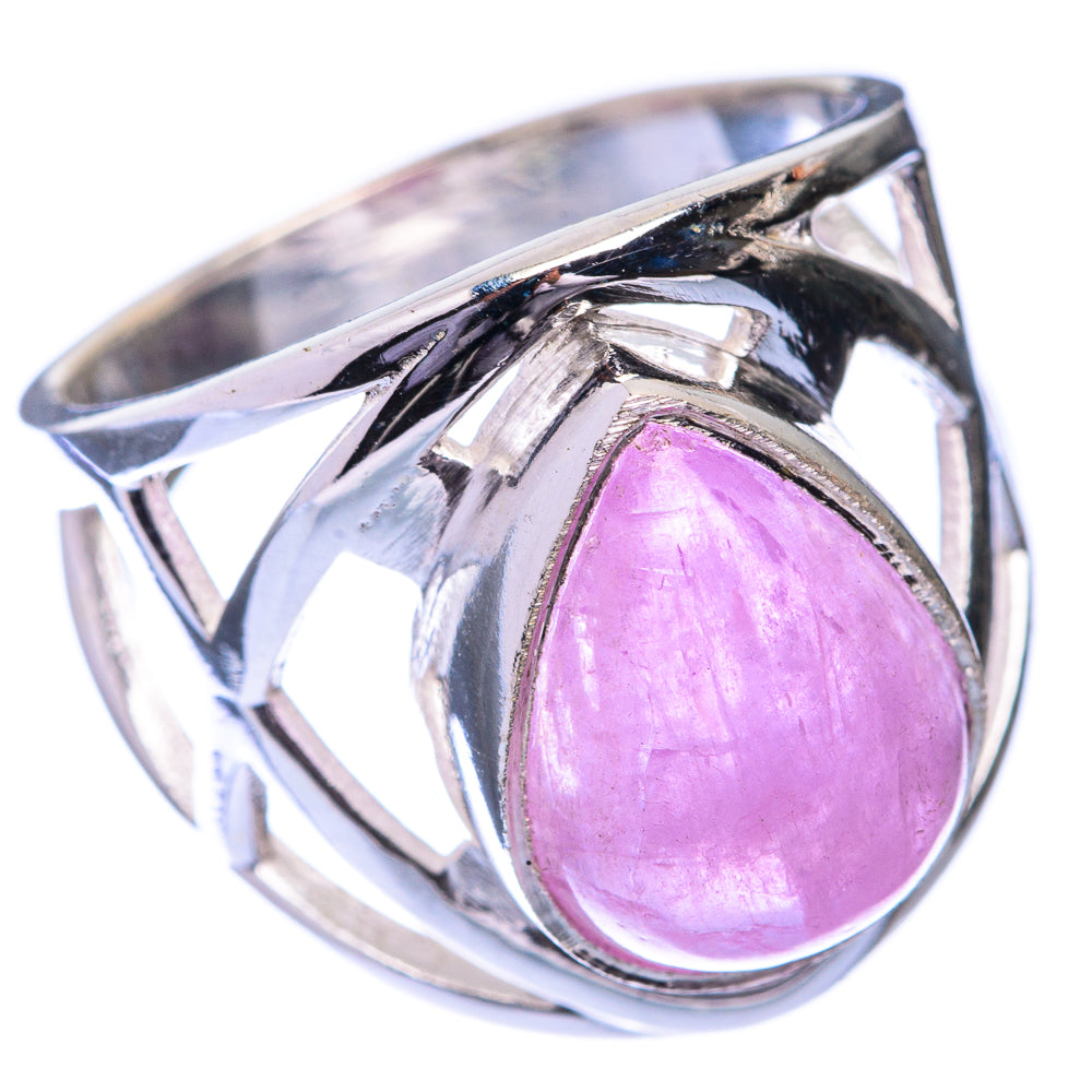 Pink Moonstone Ring Size 7.5 (925 Sterling Silver) R141531