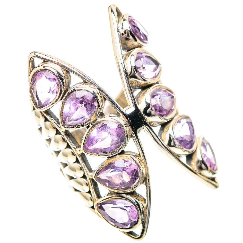 Large Amethyst 925 Sterling Silver Ring Size 6 (925 Sterling Silver) RING139682