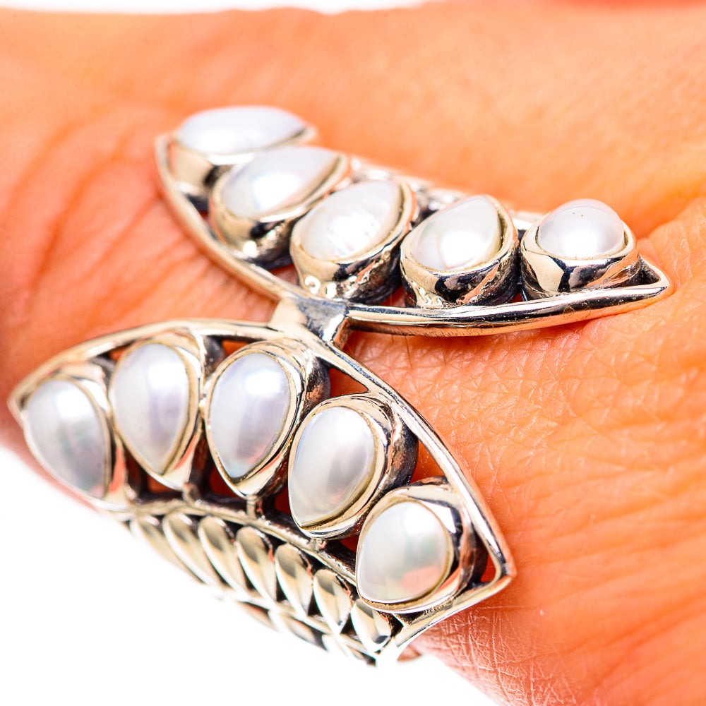 Large Cultured Pearl Ring Size 10 (925 Sterling Silver) RING139109