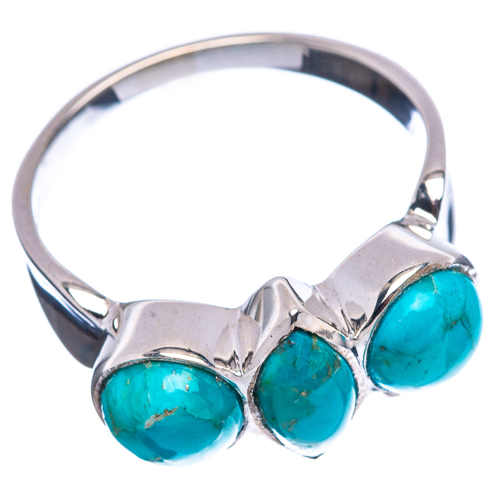 Mojave Turquoise Ring Size 6 (.925 Sterling Silver)
