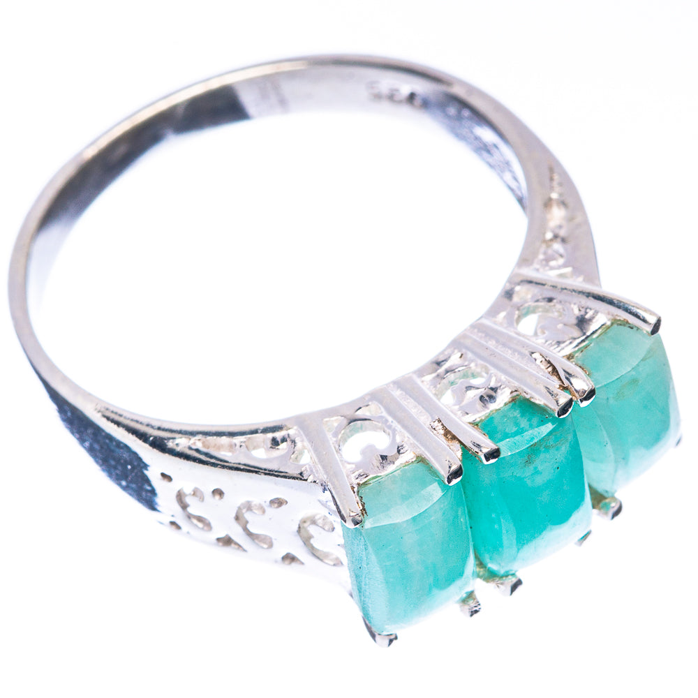Aquamarine Ring Size 7.75 (925 Sterling Silver) R5683
