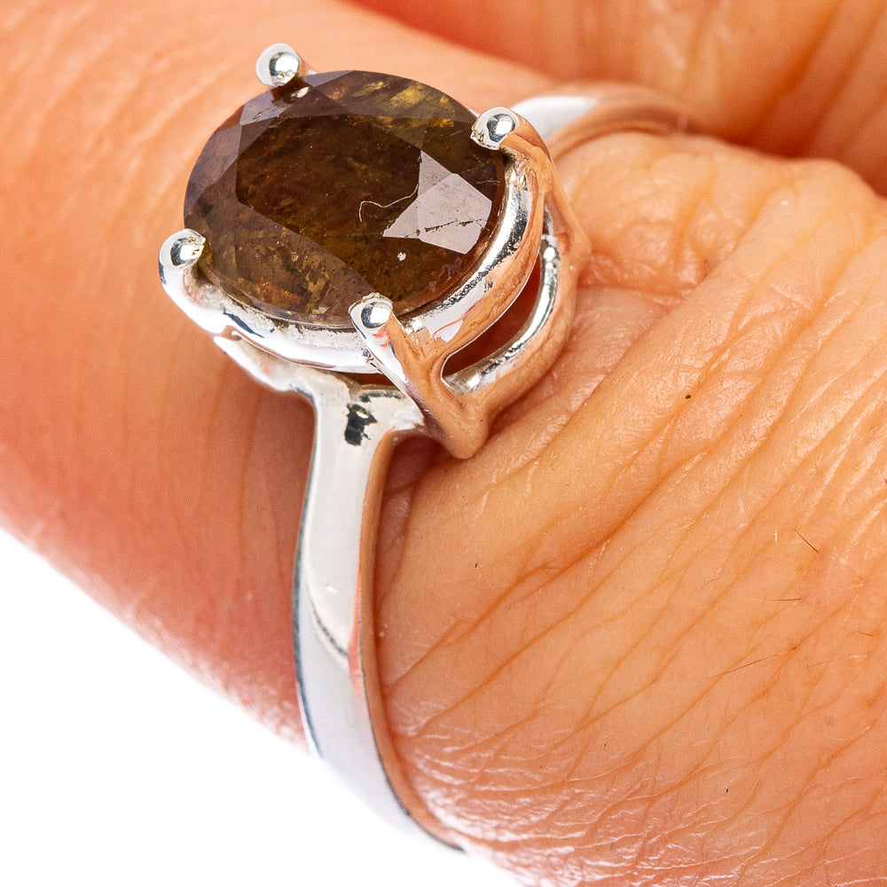 Rare Andalusite Ring Size 7.5 (925 Sterling Silver) R146725