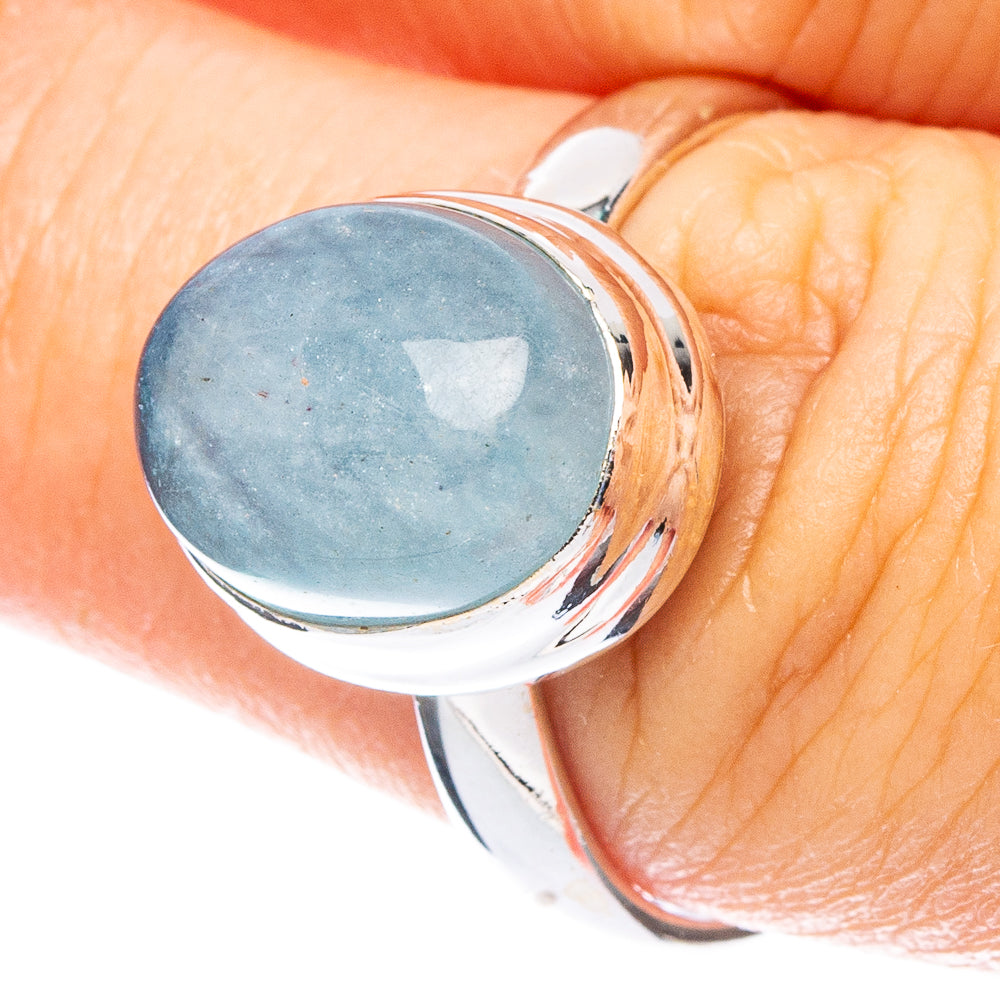 Aquamarine Ring Size 8 (925 Sterling Silver) R6618