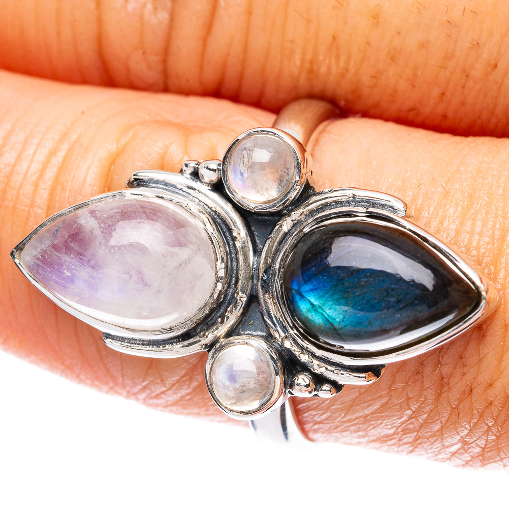 Asc Premium Labradorite Ring Size 8.75 (925 Sterling Silver) R3436