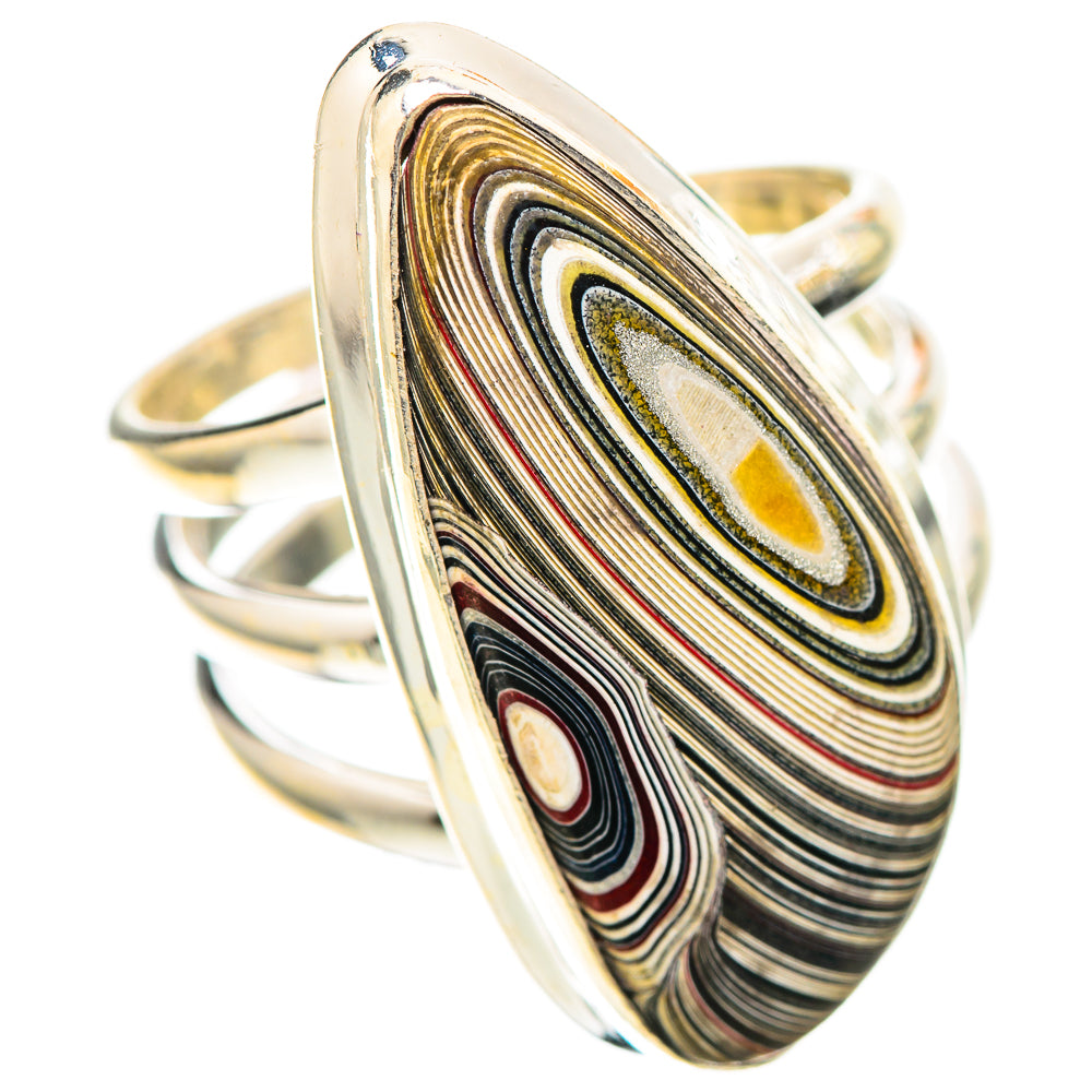 Fordite Ring Size 6.75 (925 Sterling Silver) RING139223