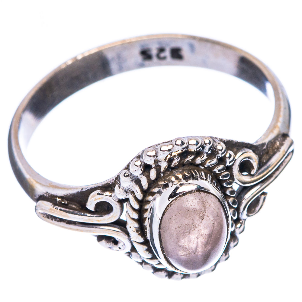 Rose Quartz Dainty Ring Size 7 (925 Sterling Silver) R5929