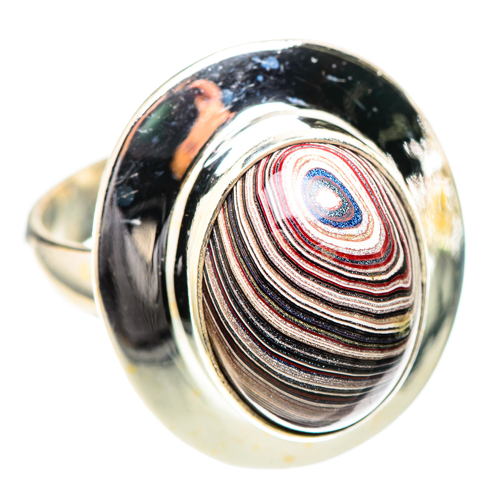 Fordite Ring Size 8 (925 Sterling Silver) RING139278