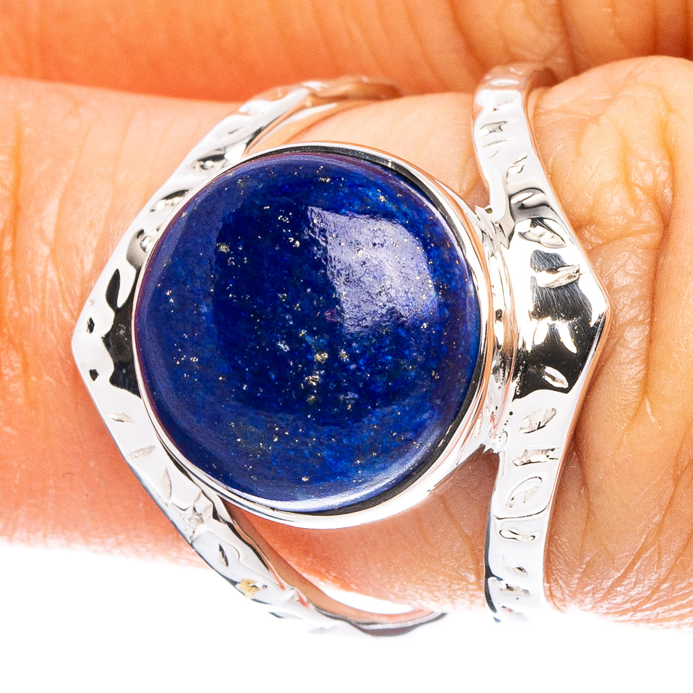 Lapis Lazuli 925 Sterling Silver Premium Ring Size 6.5 (925 Sterling Silver) R6458