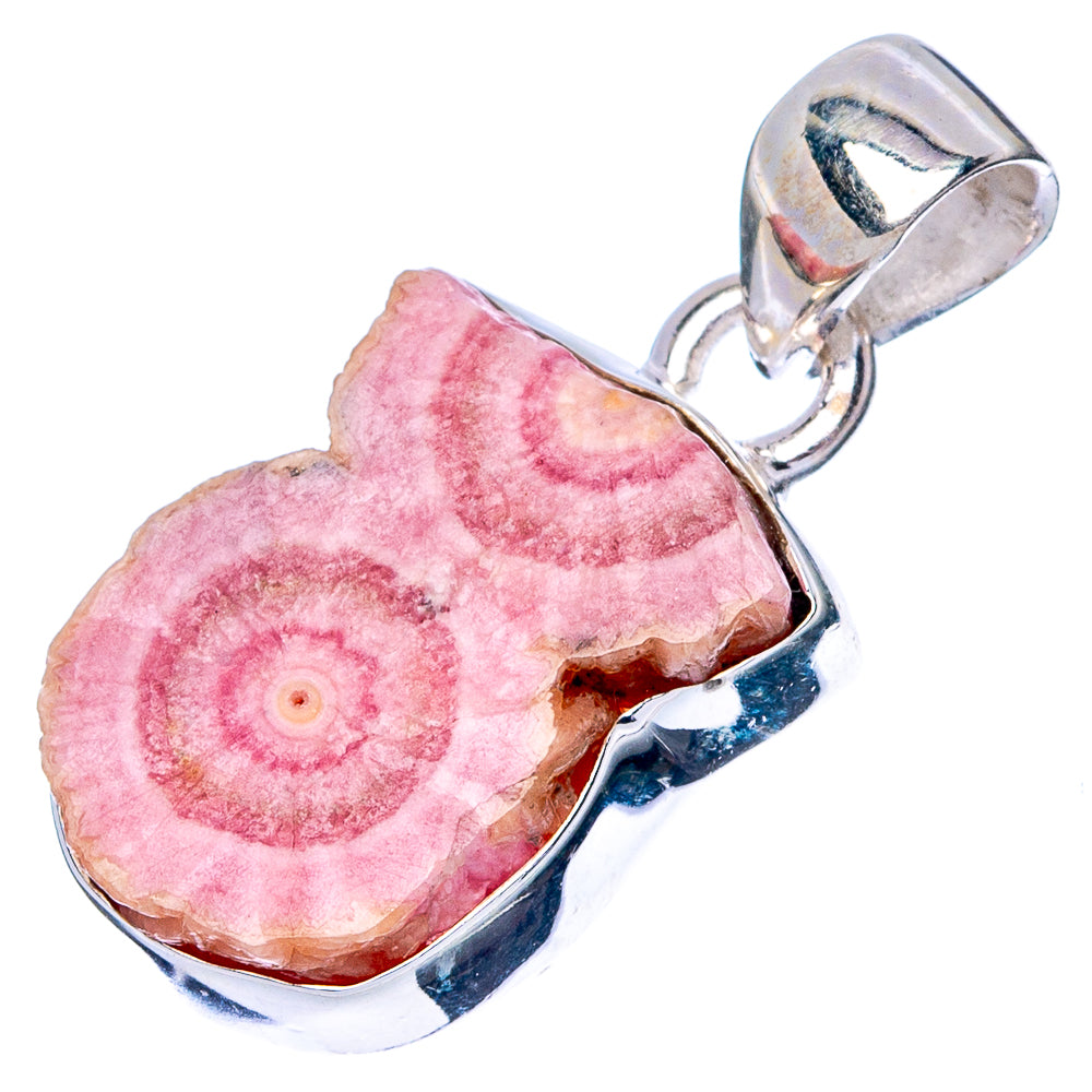 Rare Rhodochrosite Stalactite Pendant 1 1/8" (925 Sterling Silver) P42961