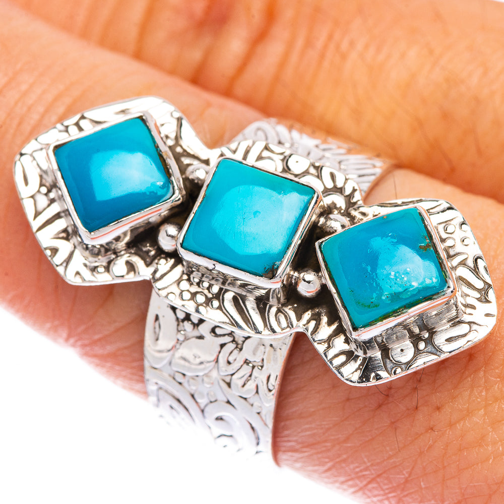 Sleeping Beauty Turquoise Ring Size 8.75 (925 Sterling Silver) R144560