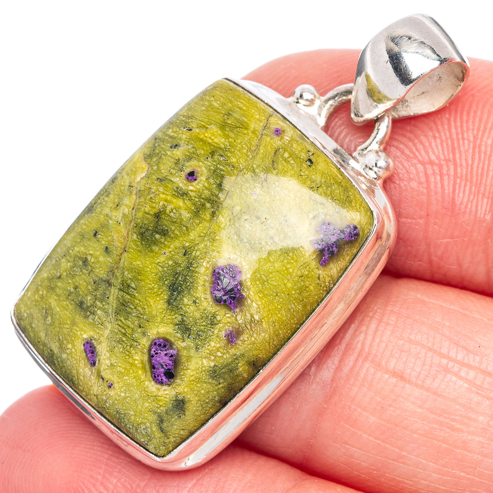 Atlantisite Pendant 1 3/8" (925 Sterling Silver) P40147
