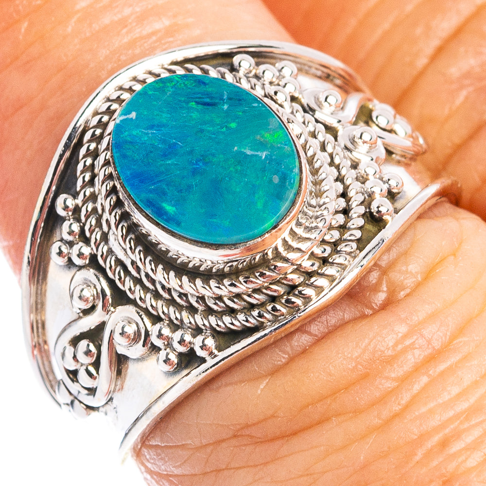 Rare Doublet Opal Ring Size 6.75 (.925 Sterling Silver)