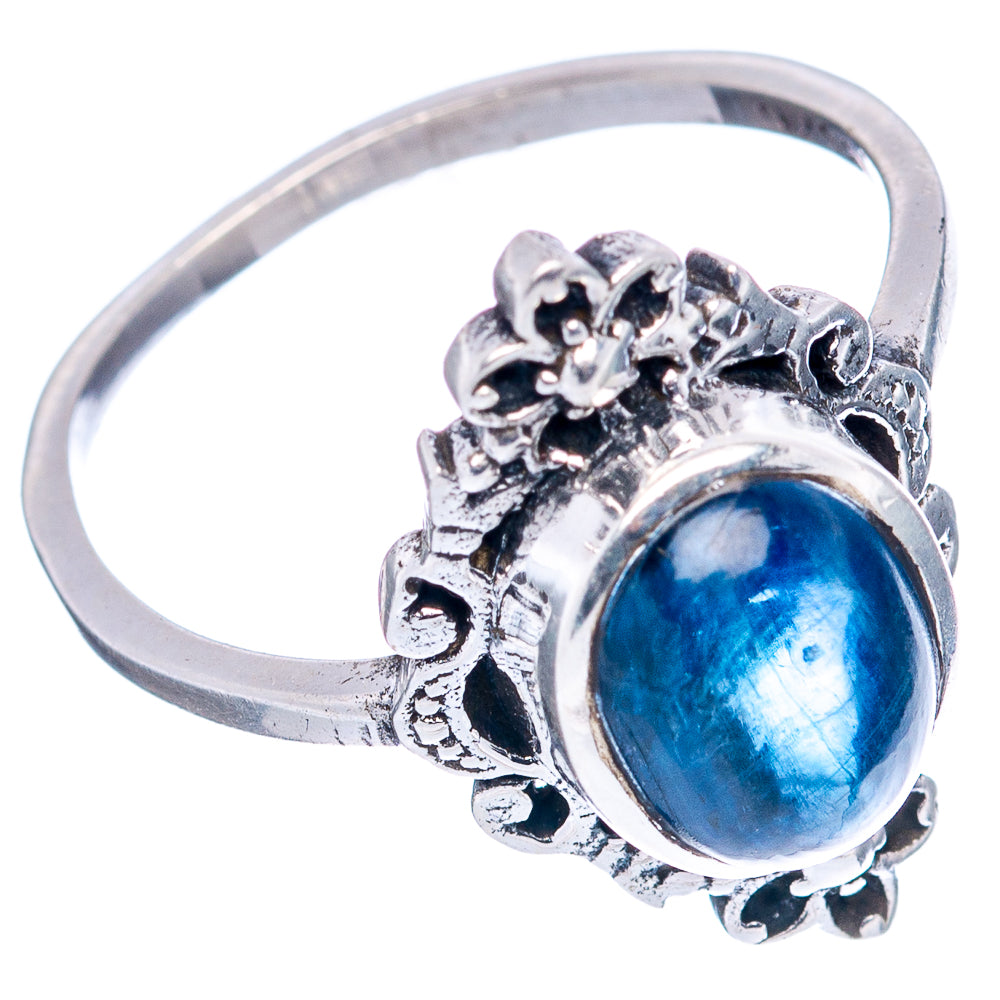 Kyanite Dainty Ring Size 6.75 (.925 Sterling Silver)