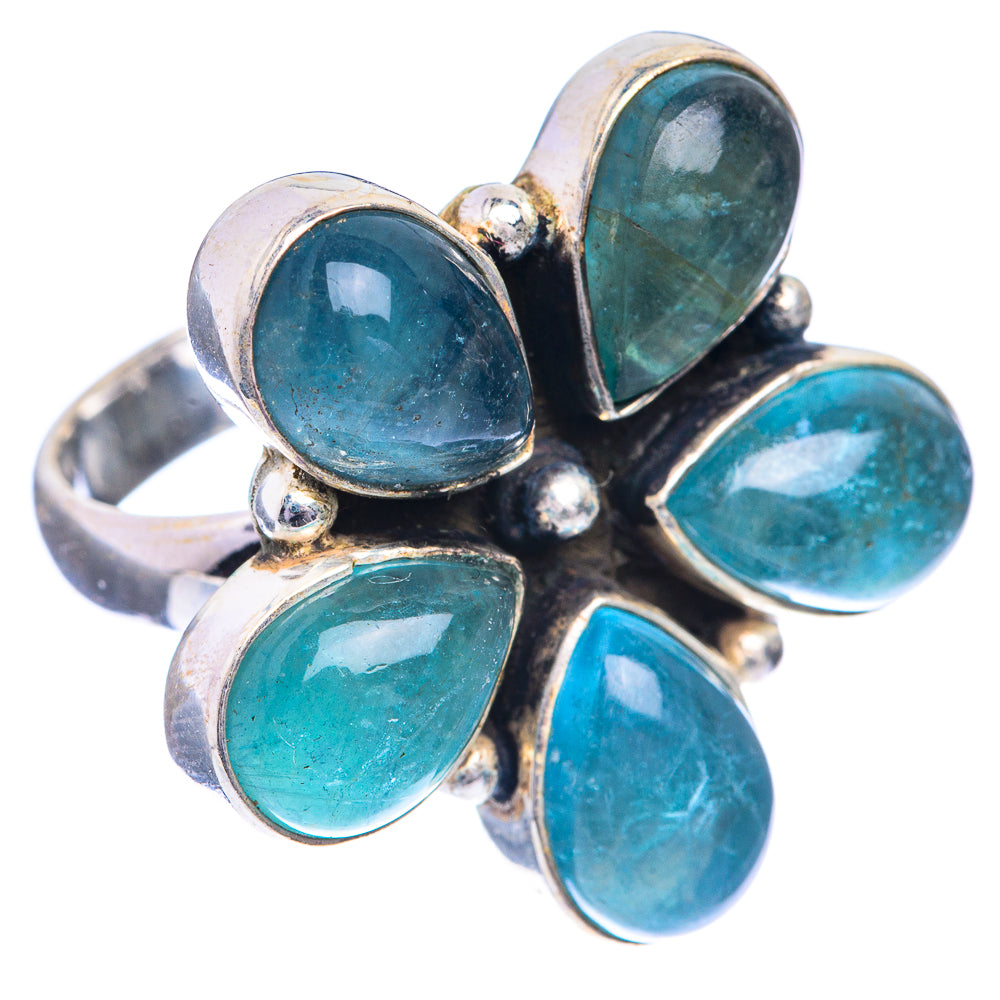 Blue Fluorite Ring Size 6 (925 Sterling Silver) RING143315