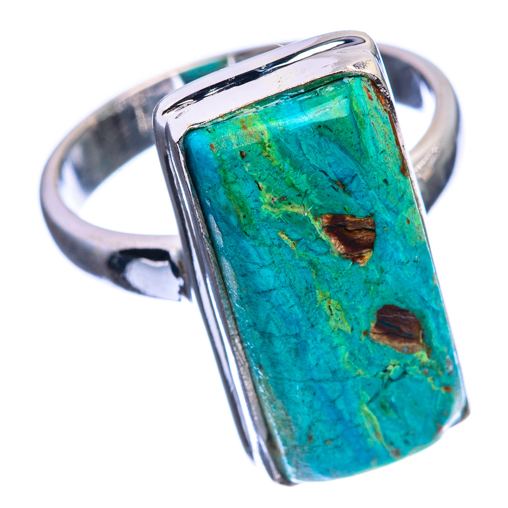 Chrysocolla Ring Size 6.5 (925 Sterling Silver) R142401