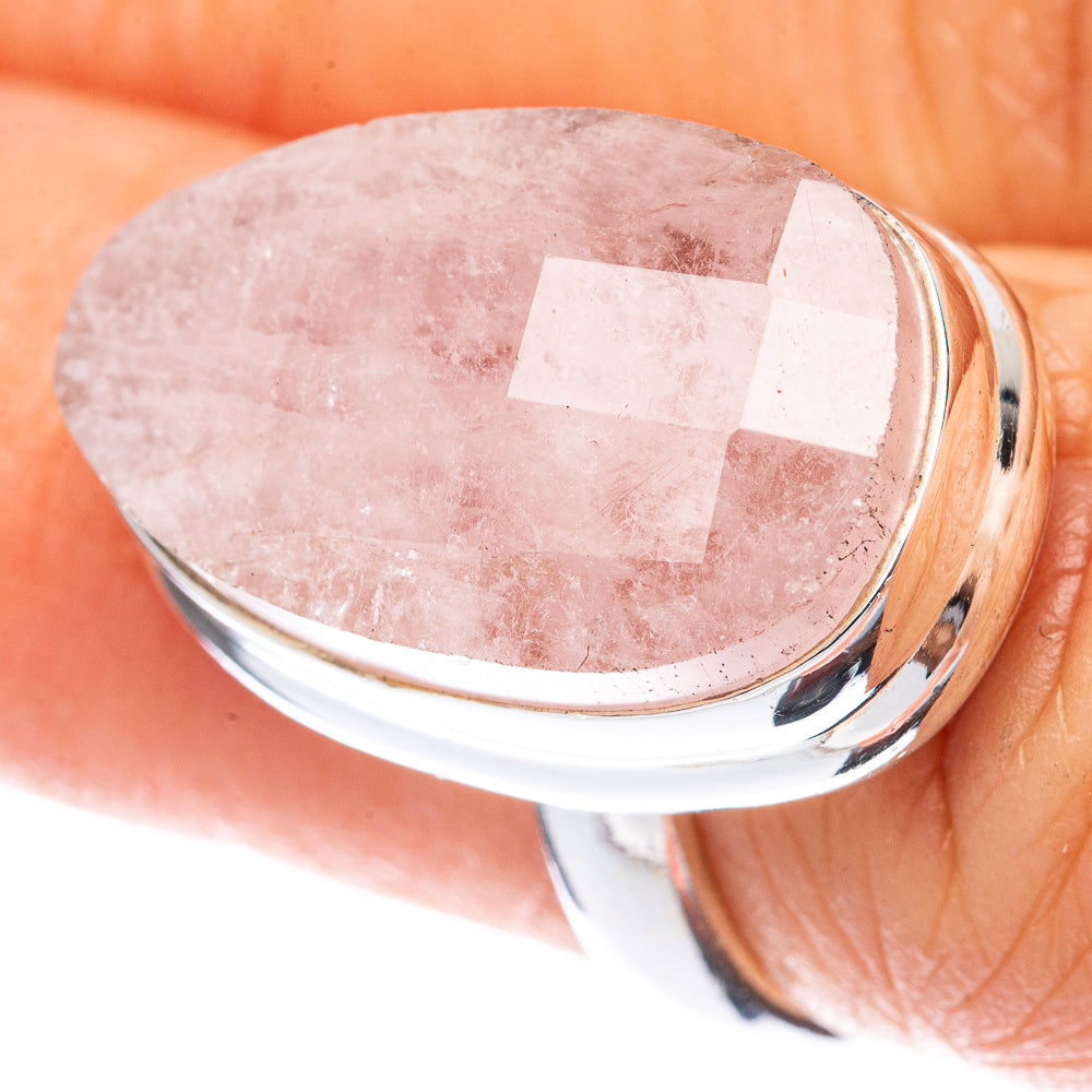 Rare Morganite Ring Size 6 (925 Sterling Silver) R2130