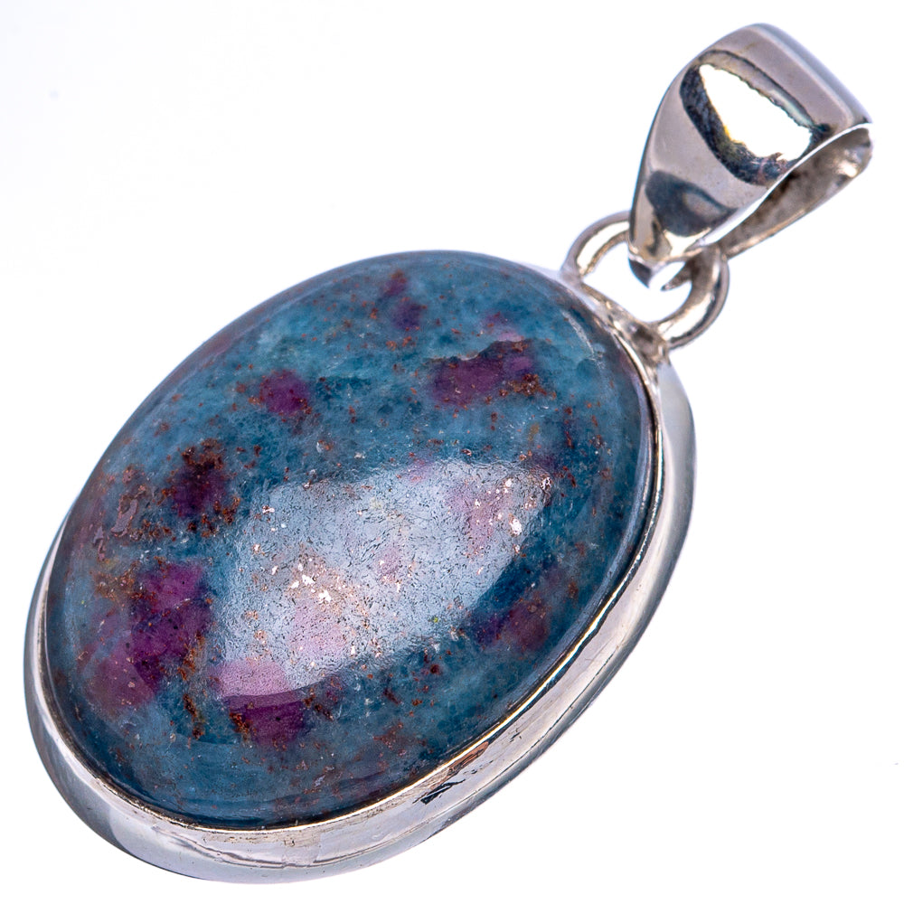 Ruby Kyanite Pendants 1 3/8" (925 Sterling Silver) P42382