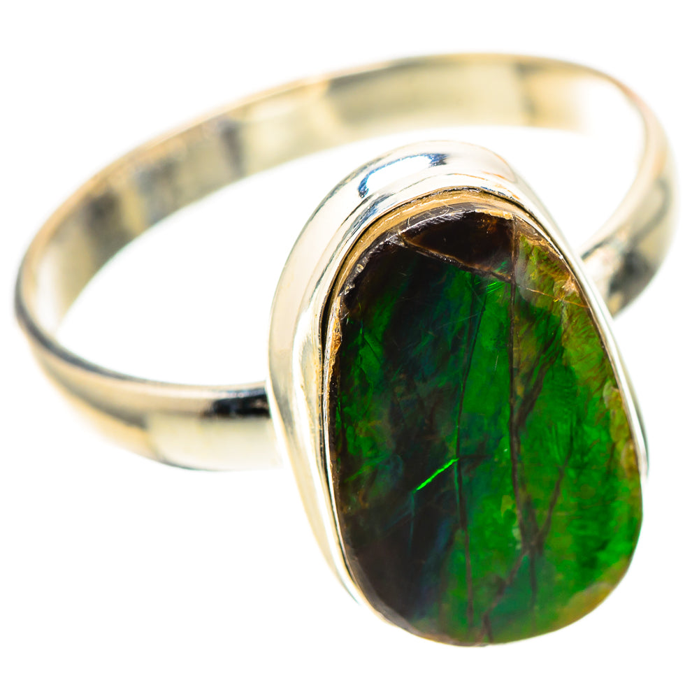 Canadian Ammolite Ring Size 11.75 (925 Sterling Silver) RING138984