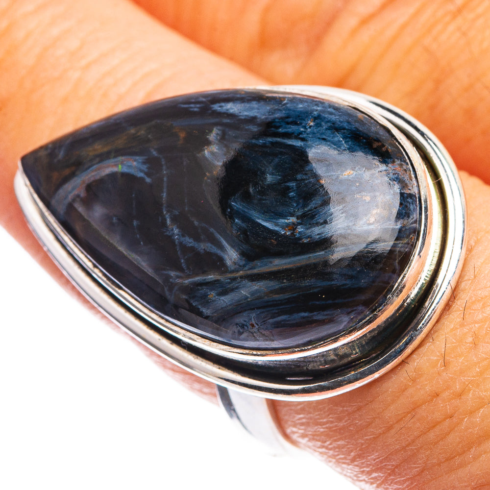 Large Pietersite Ring Size 8.25 (925 Sterling Silver) R143065