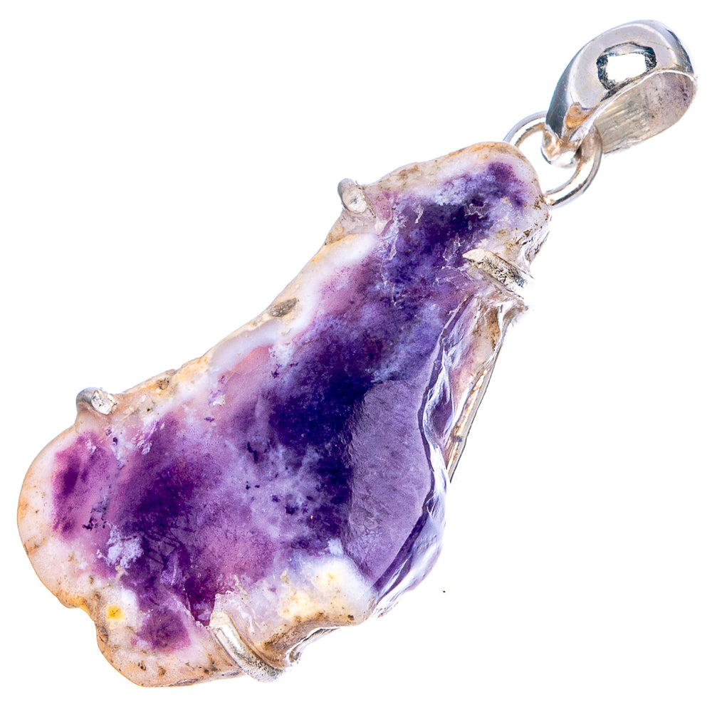 Mexican Purple Opal Pendant 1 3/8" (.925 Sterling Silver)