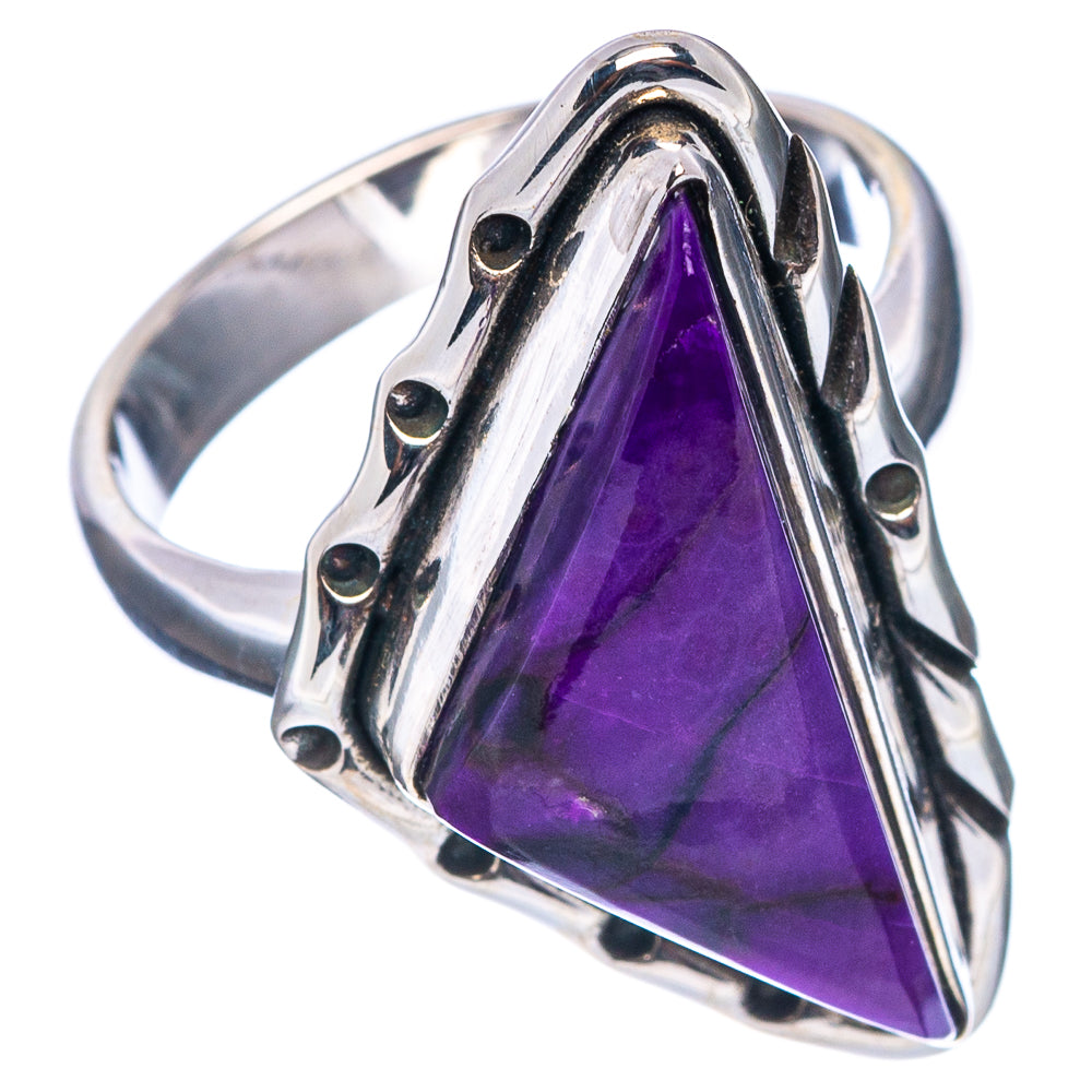 Premium Rare Sugilite Ring Size 6.75 (.925 Sterling Silver)