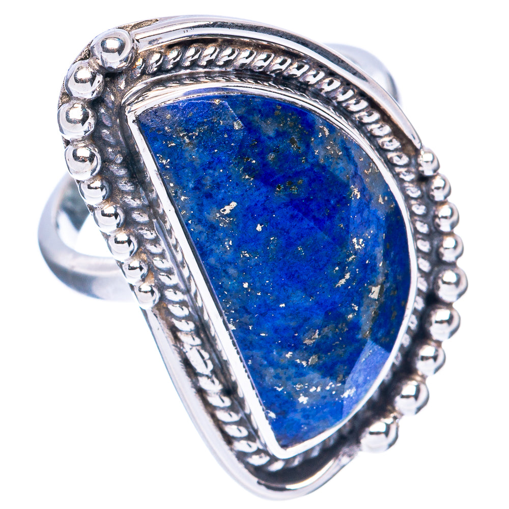Premium Lapis Lazuli Ring Size 7 (925 Sterling Silver) R2588