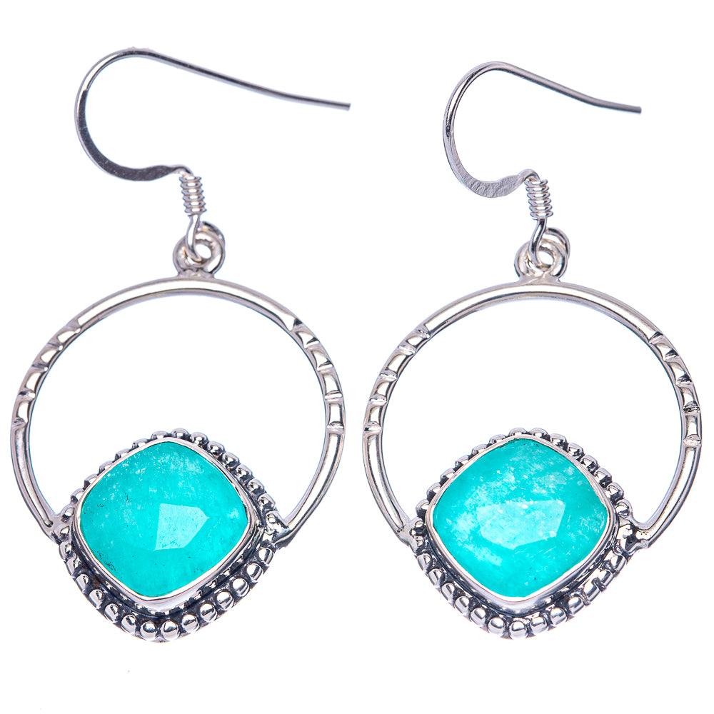 Asc Premium Amazonite Earrings 1 5/8" (925 Sterling Silver) E1330