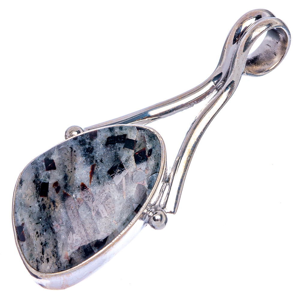 Astrophyllite Pendant 1 3/4" (925 Sterling Silver) P40255