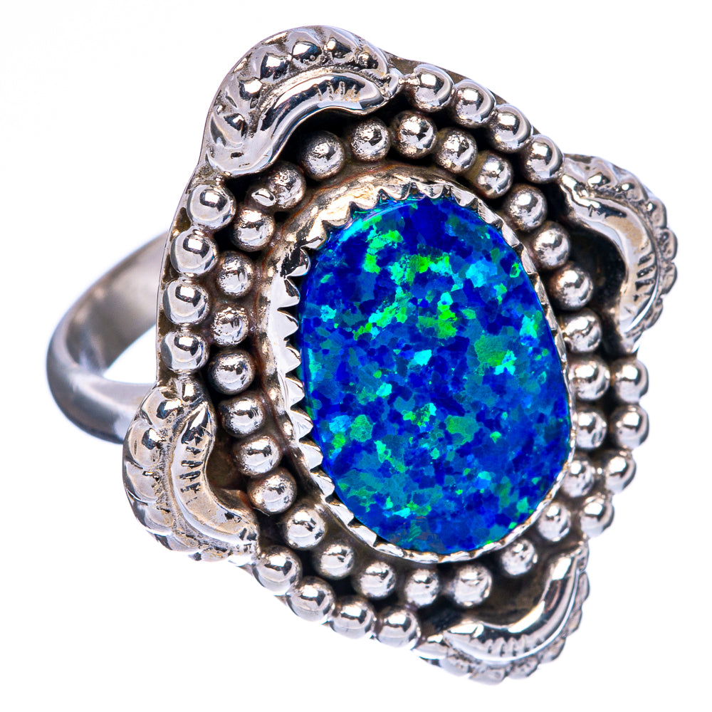 Synthetic Opal Ring Size 7.75 (925 Sterling Silver) R146201