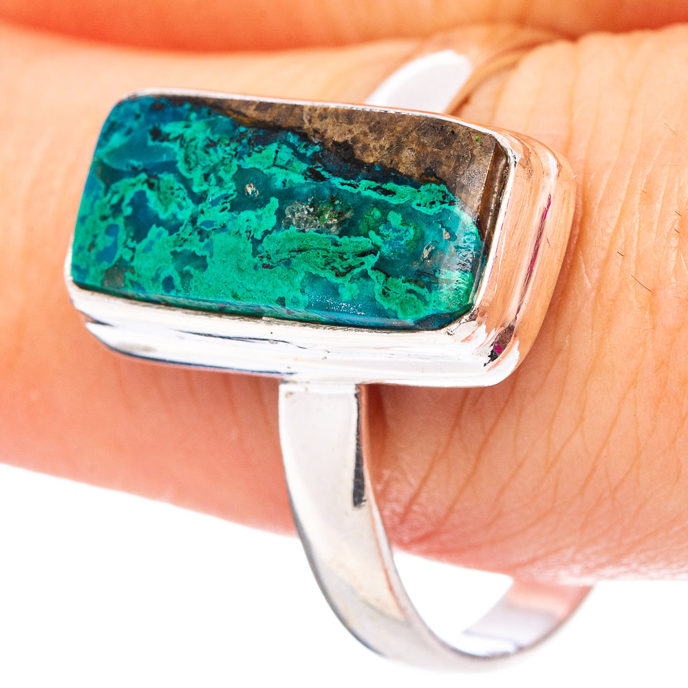 Chrysocolla Ring Size 11 (.925 Sterling Silver)