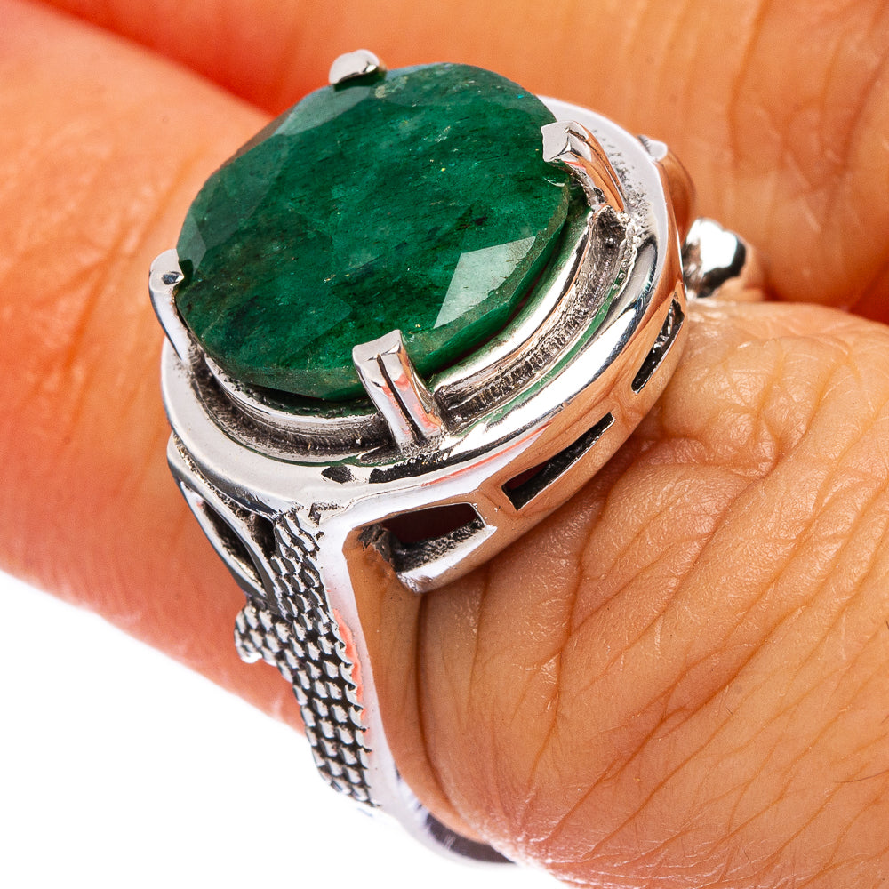Emerald Ring Size 6.25 (925 Sterling Silver) R146296