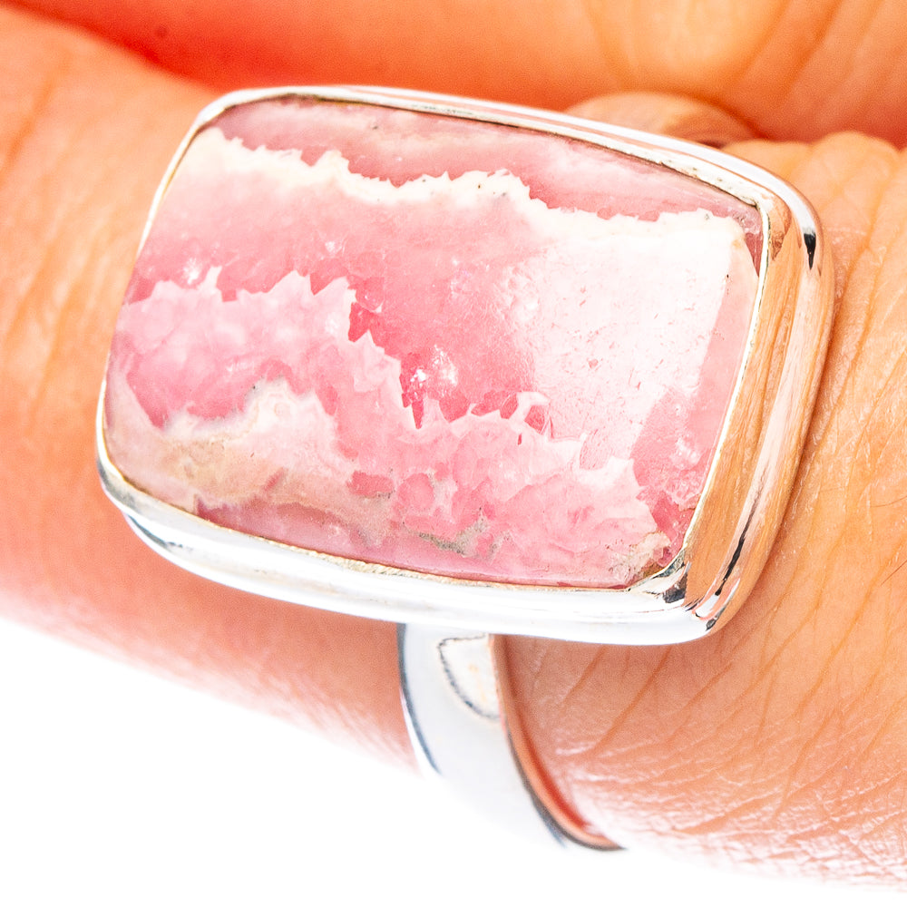 Rhodochrosite Ring Size 7 (925 Sterling Silver) R6903
