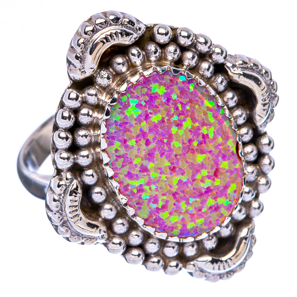 Synthetic Opal Ring Size 8 (925 Sterling Silver) R146270