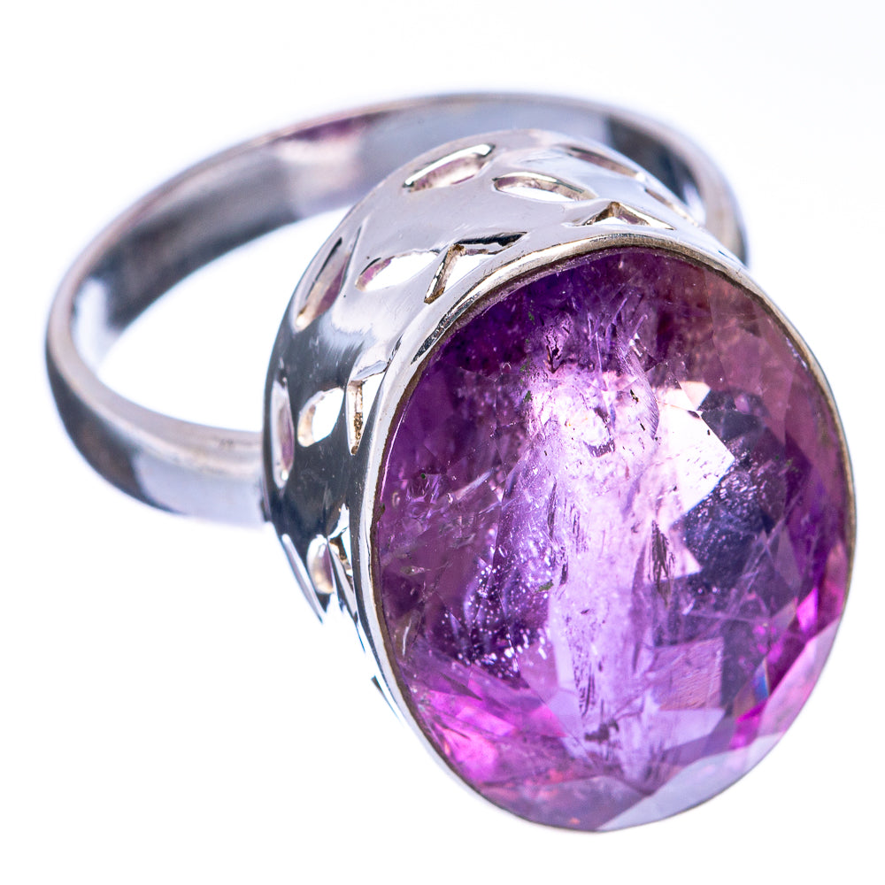 Faceted Amethyst Ring Size 8.75 (925 Sterling Silver) R144570