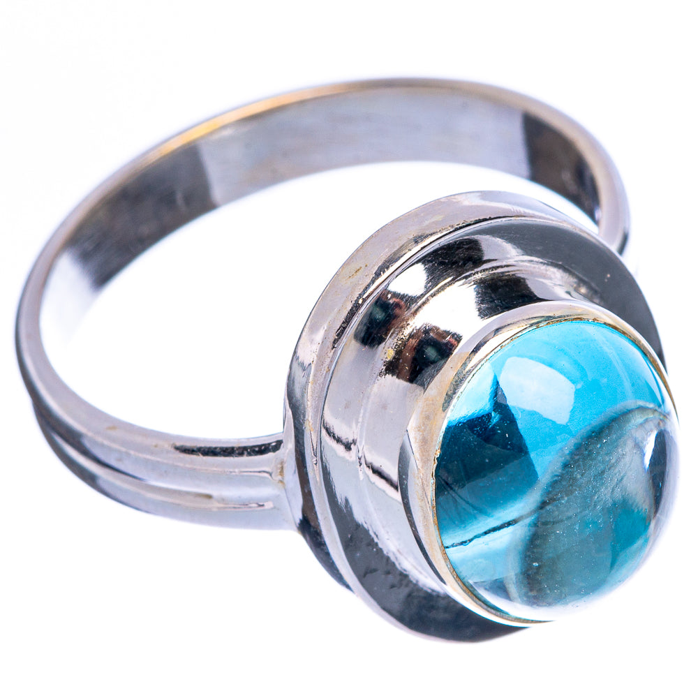 Natural Aquamarine Ring Size 10.25 (925 Sterling Silver) R145952
